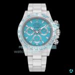 Noob 1:1 Rolex Daytona Cosmograph AET Remould 'Abu Dhabi' Limited Edition Turquoise Dial on Ceramic Bracelet Watch